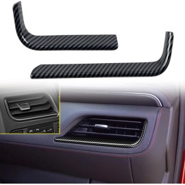 CheroCar Car Interior Side A/C Air Vent Outlet Strip Cover For Chevy Suburban 2021-2023