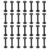 PATIKIL 25 Sets Chicago Screws, 25mm L Chicago Screw with