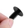 Hlyjoon 100pcs Black Nylon Rivet Clips Universal Car Door/Fender/Bumper Rivets