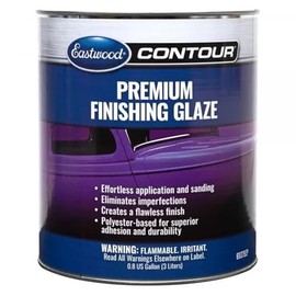 Eastwood Contour Premium Finishing Glaze | Easy-to-Apply Gloss Polyester Glaze Putty for Auto Bodyworks | Eliminates Imperfections and Creates Flawless Smooth Finish | 3L