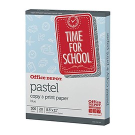 Office Depot Pastel Copy and Print Paper (Blue)