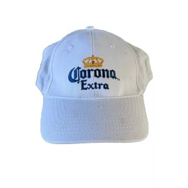 Corona Extra White Baseball Cap Hat Adjustable Strap Back NEW