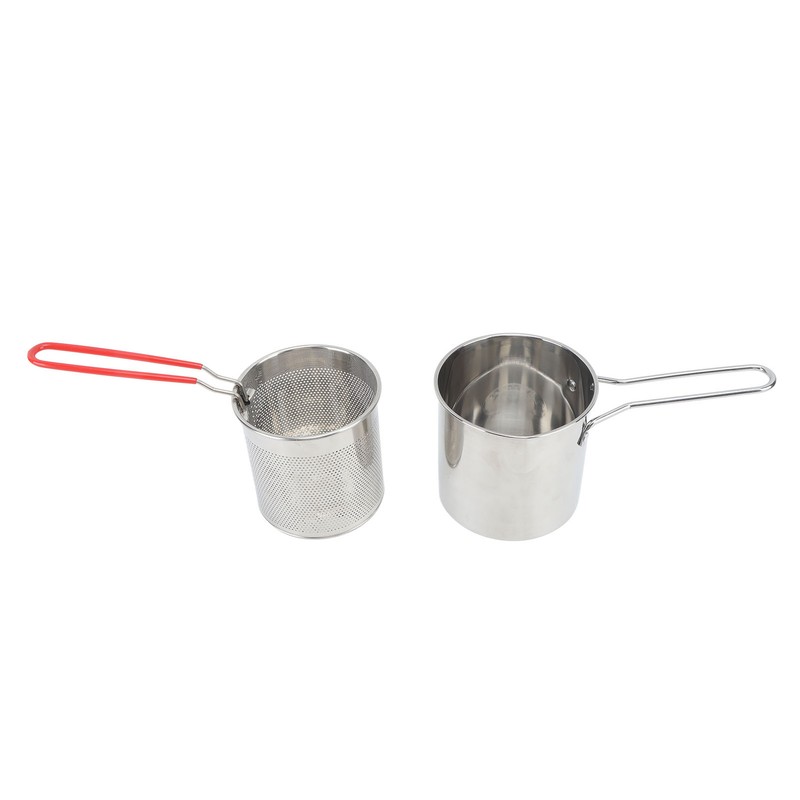 Small Deep Fryer Pot Stainless Steel Olecranon Type Diversion Japanese