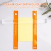 Puocaon Polymer Clay Depth Guides - 8 Pcs Thickness Depth