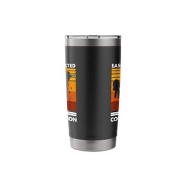 Easily Distracted By Construction, Heavy Machinery Lover Stainless Steel Insulated Tumbler