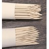 Onwon 100 Pieces Orange Wood Sticks - Double Sided Nail