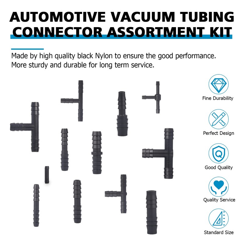 1/8" 5/32" 3/16" 1/4" 5/16" 3/8" High Performance Automotive Silicone