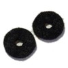 2x guitar strap pin felts/washers in black