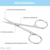 INLAQ Professional Nail Scissors - Precise Nail and Nail Cutter