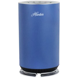 Hunter HP125 True HEPA Digital Air Purifiers for Home, Cleans 451 sq ft per hour. Small Bedroom Air Purifier. Removes Odors, Allergens, Smoke, Dust, Mold, VOCs. Denim Blue
