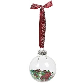 Do It Yourself Clear Glass Round Ornament - Crafts for Kids and Fun Home Activities