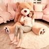 IKASA Giant Teddy Bear Plush Toy Stuffed Animals(Brown,78 inches)