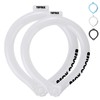 2PCS. Mixed Sizes Neck Cooling Tubes with Snap Button |