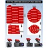 ILKCC 6Pcs Dash Cam Adhesive Pads [2mm, 2.83" Sq &