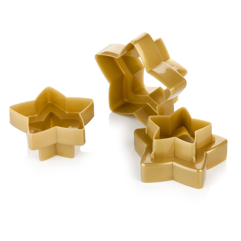 Tescoma Double-Sides Cookie Cutters Stars, 6 Sizes Delicia, Assorted, 20
