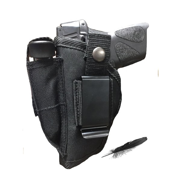 Feather Lite Fits Kahr K9,K40,P9,P40,CW9,PM45. Has Soft Nylon, Inside or Outside The Pants Gun Holster.