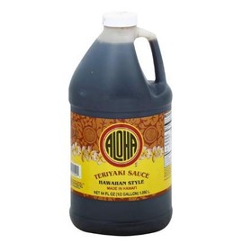 Aloha Hawaiian Style Teriyaki Sauce 64 oz. (1/2 Gallon)