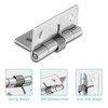 Luomorgo 4 Pcs Spring Loaded Hinges for Cabinets, 2 Inch