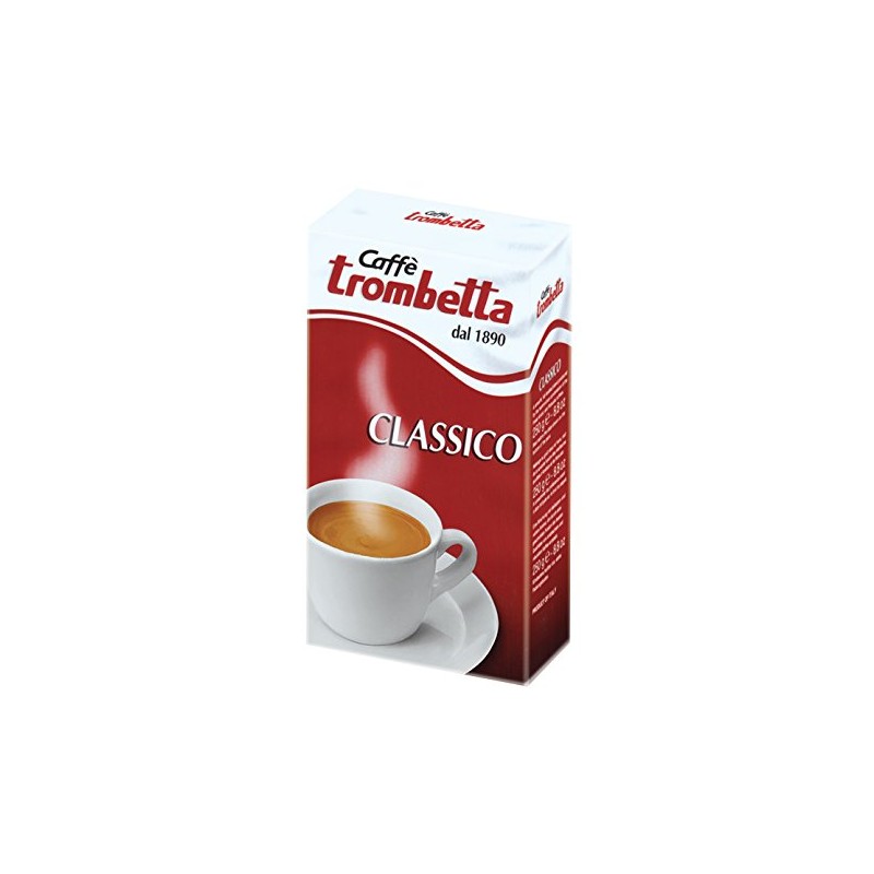 Trombetta Grinded Coffee Gusto Classico, 8.5 Ounce (Pack of 20)