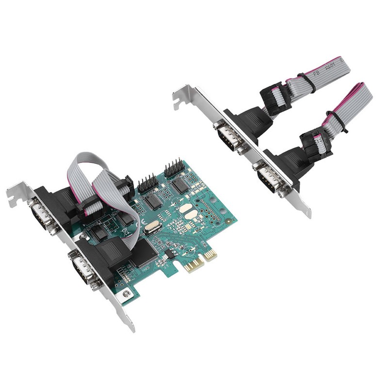 PCI-E to RS232 4 port Serial Port Converter PCI Express