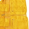 Volunteer Vest for Event Work Clothes with Multi Pockets Yellow
