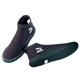 IST 3mm Low Cut Tropical Scuba Diving Booties with Vulcanized Sole (Men's 5/Women's 6)