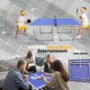 Donext 6ft Mid-Size Table Tennis Table Foldable & Portable Ping