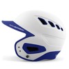 Boombah DEFCON Batting Helmet White/Royal Blue - Size Junior 6