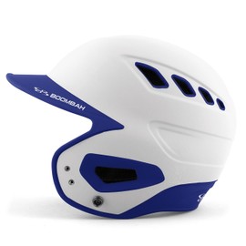 Boombah DEFCON Batting Helmet White/Royal Blue - Size Junior 6 1/4" - 7"