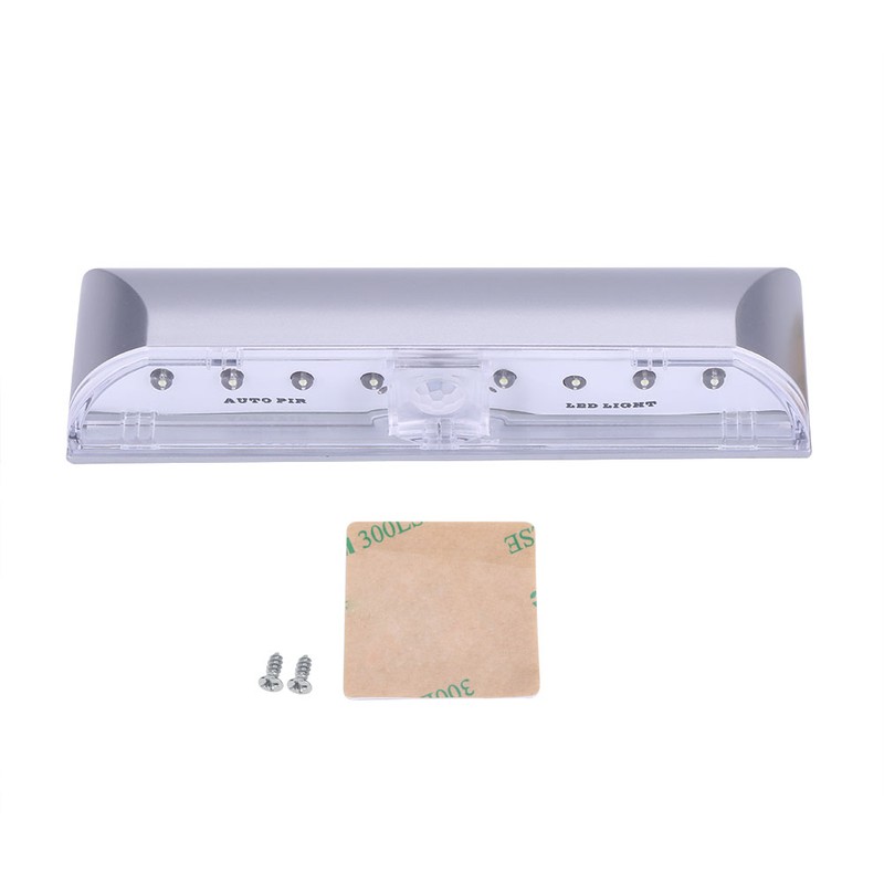 Battery Powered LED PIR Motion Sensor Security Stair Lamp Cabinet