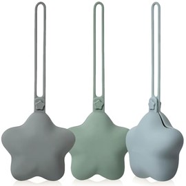 Paquete de 3 Estuche para Chupón, Funda de Silicona para Chupete, Porta Chupones Portátil para Niños，Seguro y Resistente Al Calor, Apto para Lavavajil