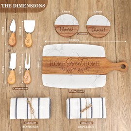 House Warming Gifts New Home,Unique Housewarming Gift Baskets for New House, New Home, Couples, Women,Gifts for New Homeowners Brown