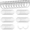 Oenothera 50 Pieces Curtain Pole Rings, 50mm Internal Diameter Curtain