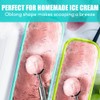 Ruioomeep Set of 2 Ice Cream Containers, 1.5 L, BPA-Free,