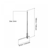 sourcing map 5mm Sliding T-Handle Hex Key Wrench for Fast