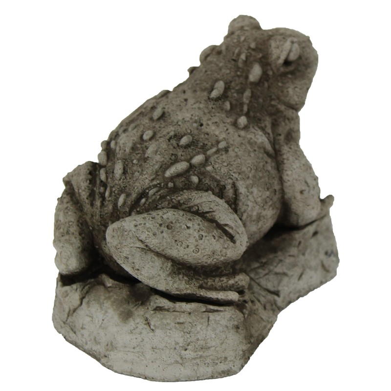 Toad Garden Statues Cement Frog Sculptures Cast Stone Frogs Figurines