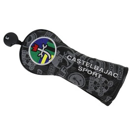 Castelbajac Sports Headcover Men's Women's Castelbajac Sports Golf 7233399306, Black