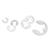 300pcs E Clip Assortment Set M1.2~M15 Stainless Steel E-Circlip Snap