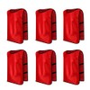 TopTie Scrimmage Training Vests Soccer Bibs Set of 6-Green-XL