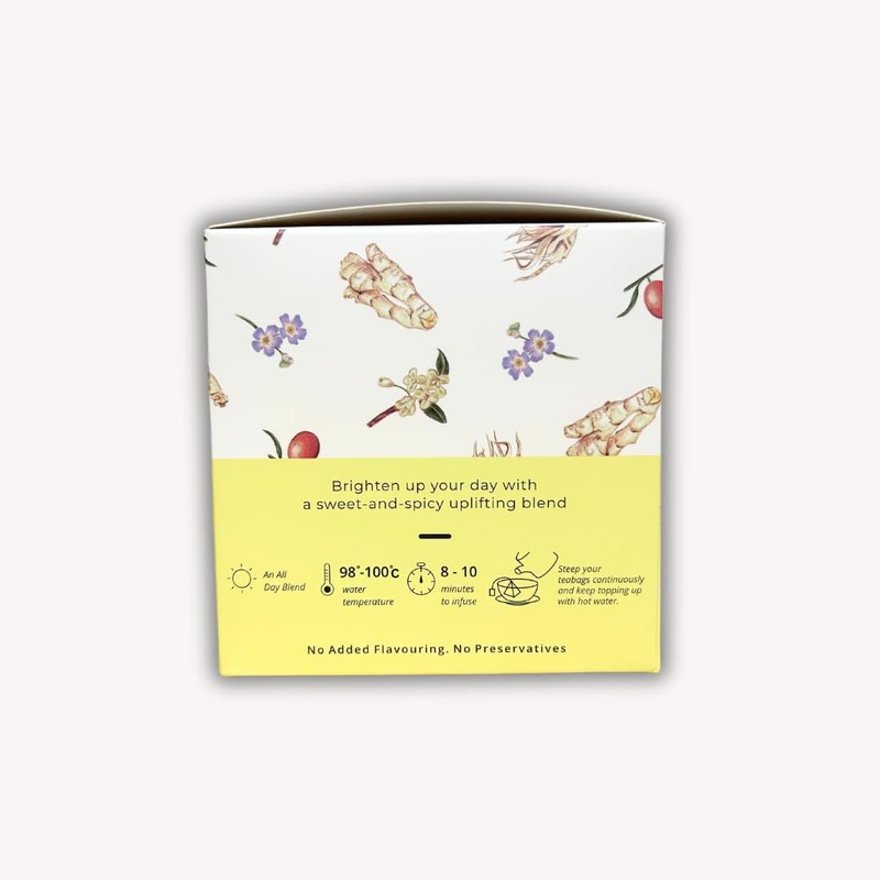 Morning Shine Herbal Tea, 10 Sachet Count