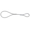 EFMETAL Safety Cable for Unbraked Trailers 250 mm 250 kg