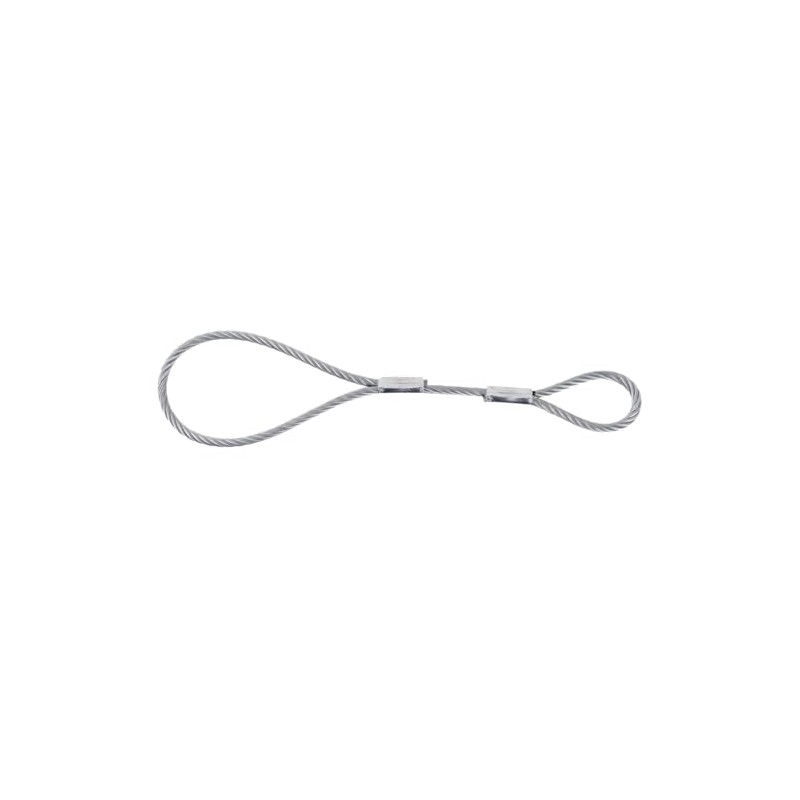 EFMETAL Safety Cable for Unbraked Trailers 250 mm 250 kg