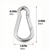 3 Inch 4 Pack Spring Snap Hook-M8x80mm, Cable Machine Accessories