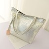 APOSITV Women's Embossed Croco Embossed Enamel Bag Tote Bag Shoulder