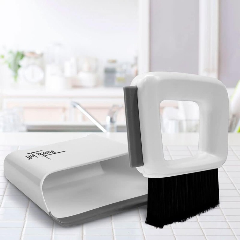 Noveltia Kit de Limpieza 3 en 1, Recogedor con Cepillo