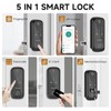 JAIOTlink 5 in 1 Smart Lock for Front Door, Keyless