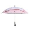Portable Umbrella with Fan Reflective UPF 50+ Sun and Rain