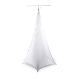 Scrim King Tripod Lighting Stand Scrim with Open Back & Free Carry Bag for Event Lighting Outdoor, Concerts & Indoor Party Lights - Two-Sided, Heavy Duty, Flame Retardant & Wrinkle Free - White