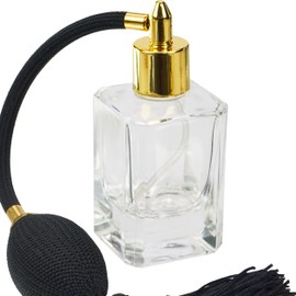 Fantasia Flakon 46184, Quadrat, mit Ballpumpe, für 50 ml