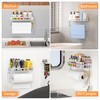 Paper Towel Holder Wall Mount, MAYZOLOP Easy One-Hand Tear Design